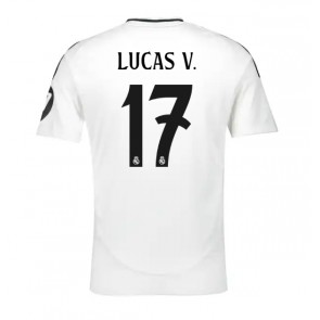 Real Madrid Lucas Vazquez #17 Domaci Dres 2024-25 Kratak Rukavima